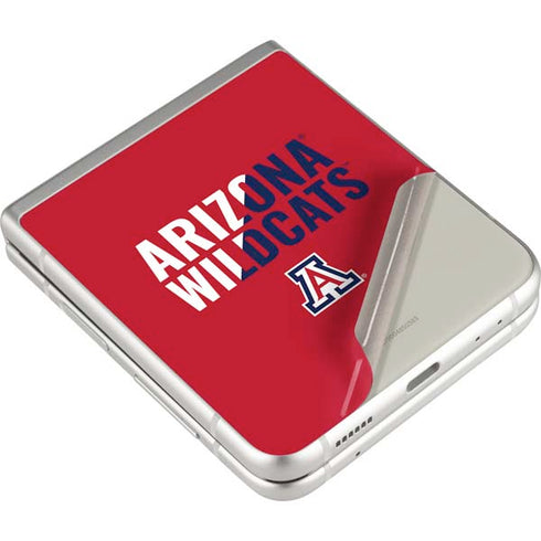 University of Arizona Wildcats Logo Split Red Galaxy Z Flip3 5G Skin